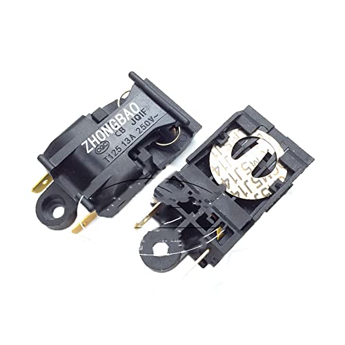 5pcs 13A Electric Kettle Copper Foot Switch Thermostat - XE-3 Replacement Part for Tea Kettles & Coffee Makers - Perfect for Home & Office Use