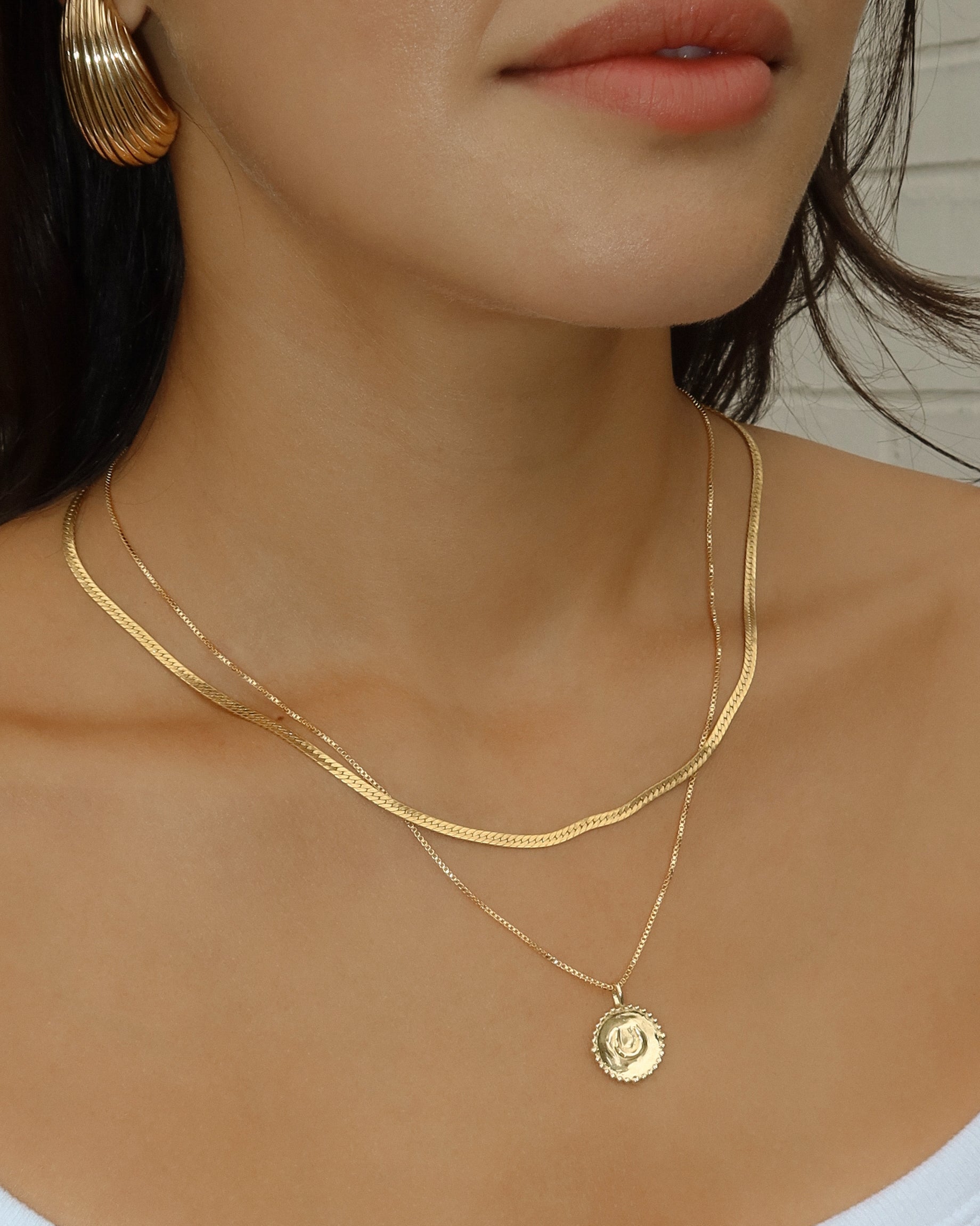 Horseshoe Coin Pendant Necklace - Lucky Charm Jewelry for Women & Men - Sterling Silver or Gold Plated - Perfect for Gifts, Birthday, Anniversary & Everyday Wear