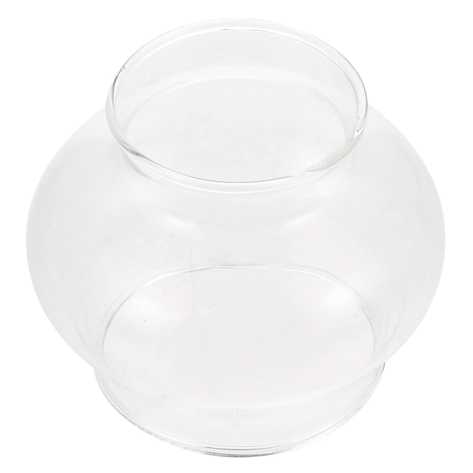 2pcs Clear Glass Kerosene Oil Lamp Shade - Transparent Chimney Cover for Butter Lamps, Candlesticks & Tealight Holders - Home Decor Lighting Accessories (Size S) - Perfect for Cozy Nights, Romantic Dinners & Outdoor Camping