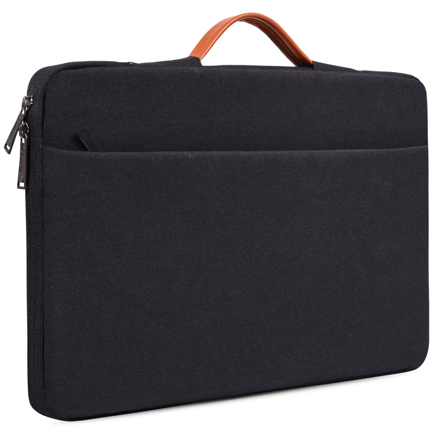 17.3 Inch Laptop Briefcase Bag - Compatible with HP 17, HP Pavilion 17, HP Envy 17T, HP ProBook 17, Dell Inspiron 17, Lenovo IdeaPad L340, Acer Aspire 17, ASUS VivoBook 17 - Durable Laptop Sleeve Case for Work, School & Travel - Black