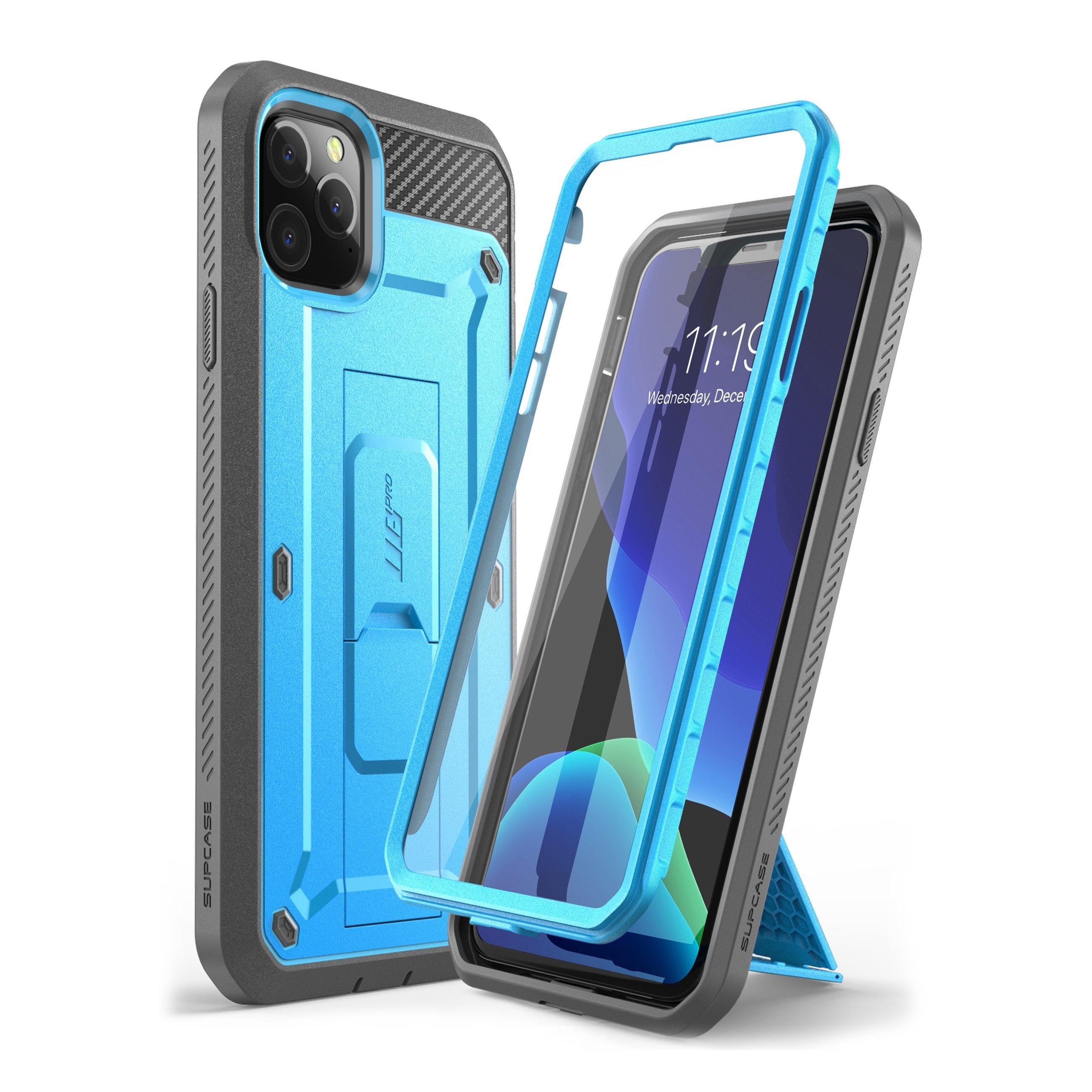 Apple iPhone 11 Pro Max 6.5 Inch Unicorn Beetle Pro Series Rugged Protective Case - Shockproof & Drop Proof Cover in Blue | Perfect for Outdoor, Construction & Extreme Sports Use