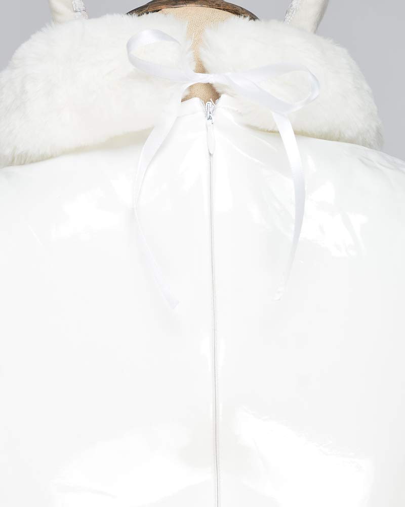 Miccostumes Women's Anime Rabbit Hero Cosplay Costume Bodysuit - Cute Bunny Character Outfit for Halloween, Comic Con & Cosplay Events