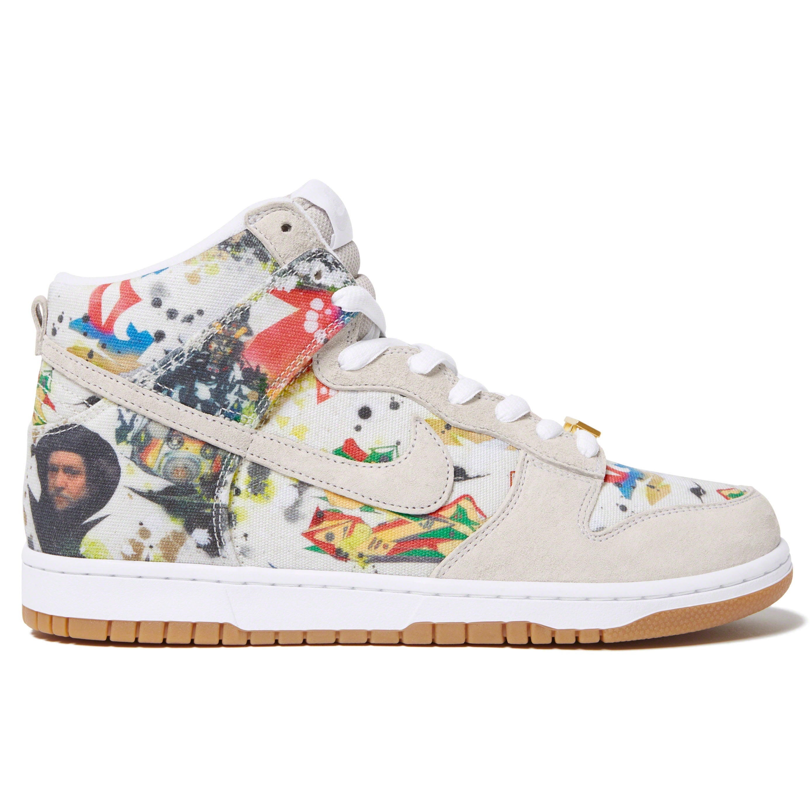 SUPREME 23FW NIKE SB® RAMMELLZEE DUNK HIGH Sneakers (FD8779-100) - Limited Edition Skate Shoes for Streetwear & Urban Fashion