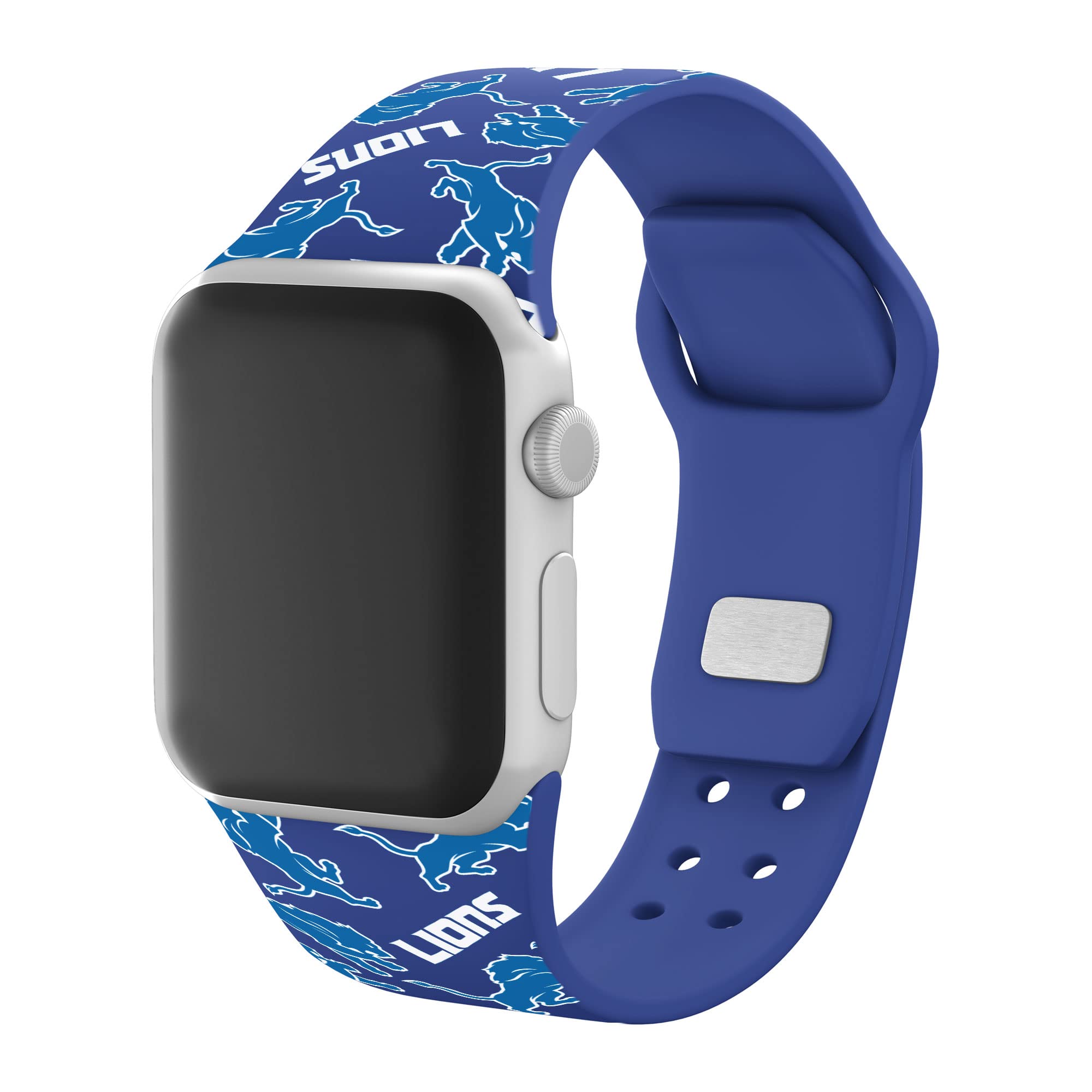 Detroit Lions HD Game Time Watch Band Compatible with Apple Watch Series 1-9 - Perfect for NFL Fans, Game Day & Casual Wear