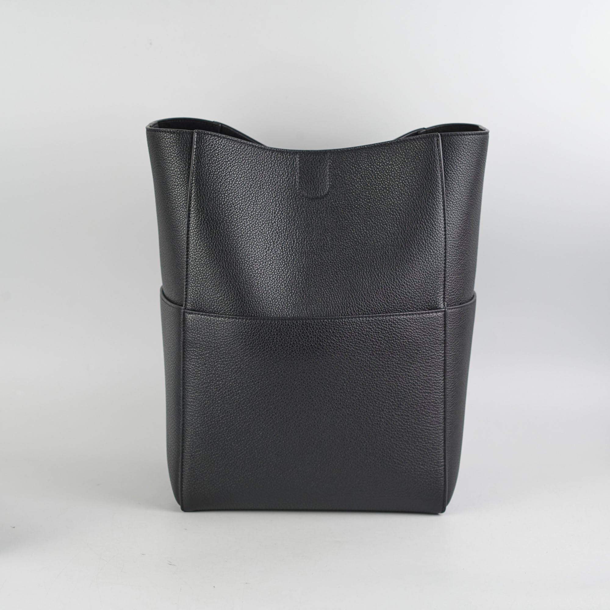 Celine Seau Sangle Tote Bag in Black | Premium Leather Handbag for Women | Perfect for Work, Travel & Everyday Use