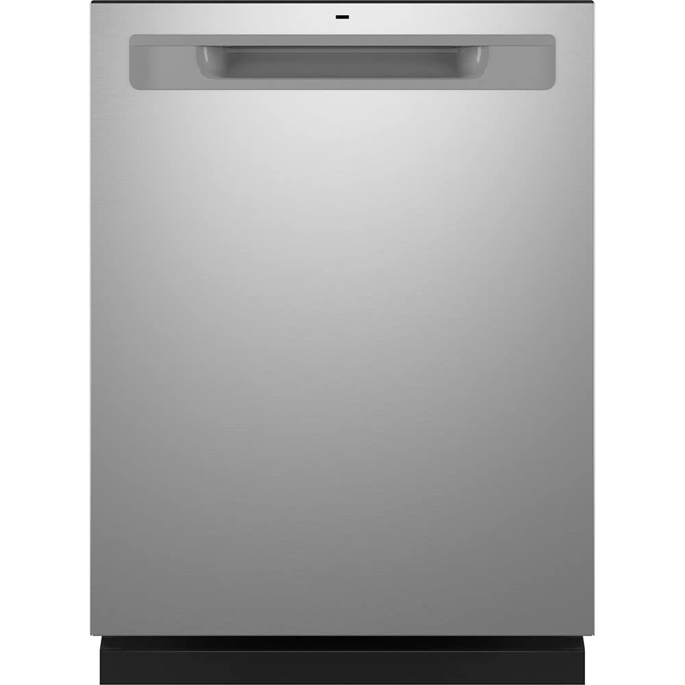 GE® Top Control Dishwasher with Plastic Interior - Sanitize Cycle & Dry Boost for Sparkling Clean Dishes | Perfect for Kitchens, Restaurants, and Busy Households