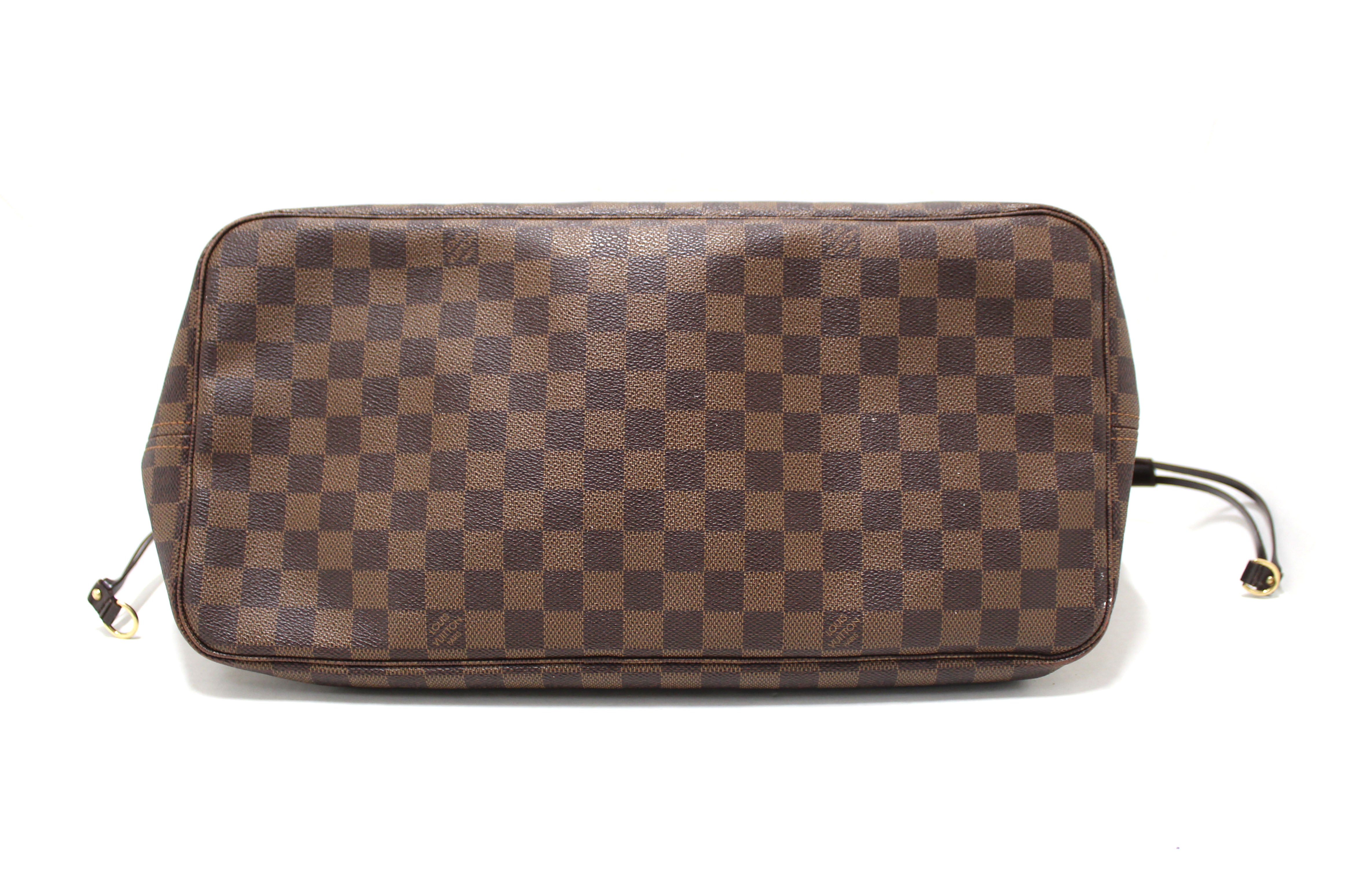 Authentic Louis Vuitton Damier Ebene Neverfull GM Tote Shoulder Bag - Luxury Designer Handbag for Women, Spacious Work & Travel Tote, Perfect for Office, Shopping & Weekend Getaways