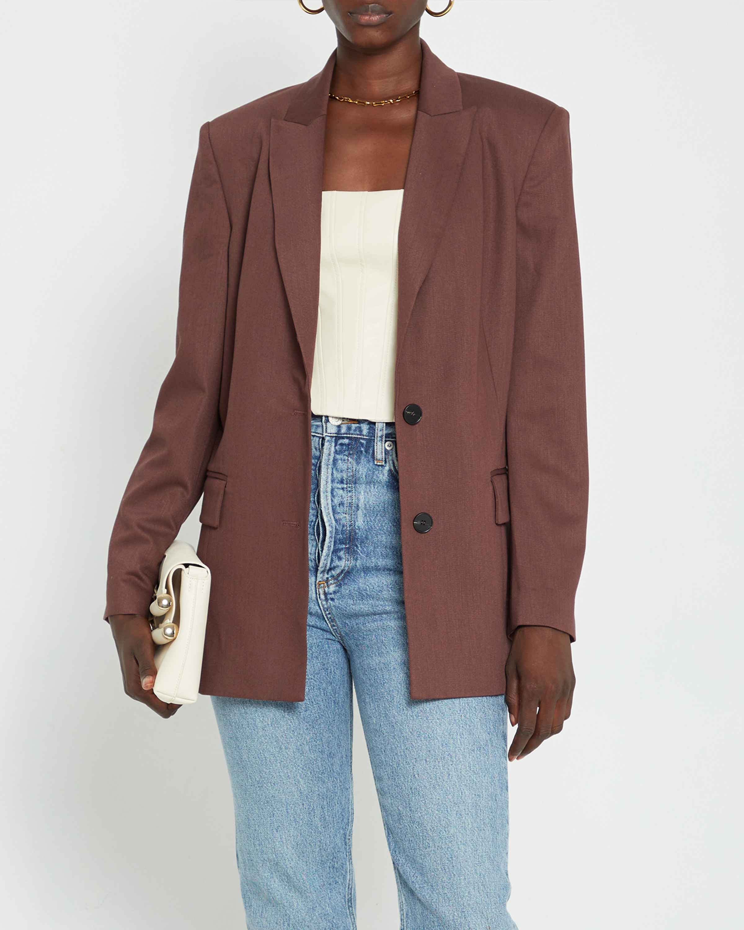 Stylish Hawkins Oversized Blazer for Women - Trendy Loose Fit Jacket for Office, Business Meetings & Casual Outfits