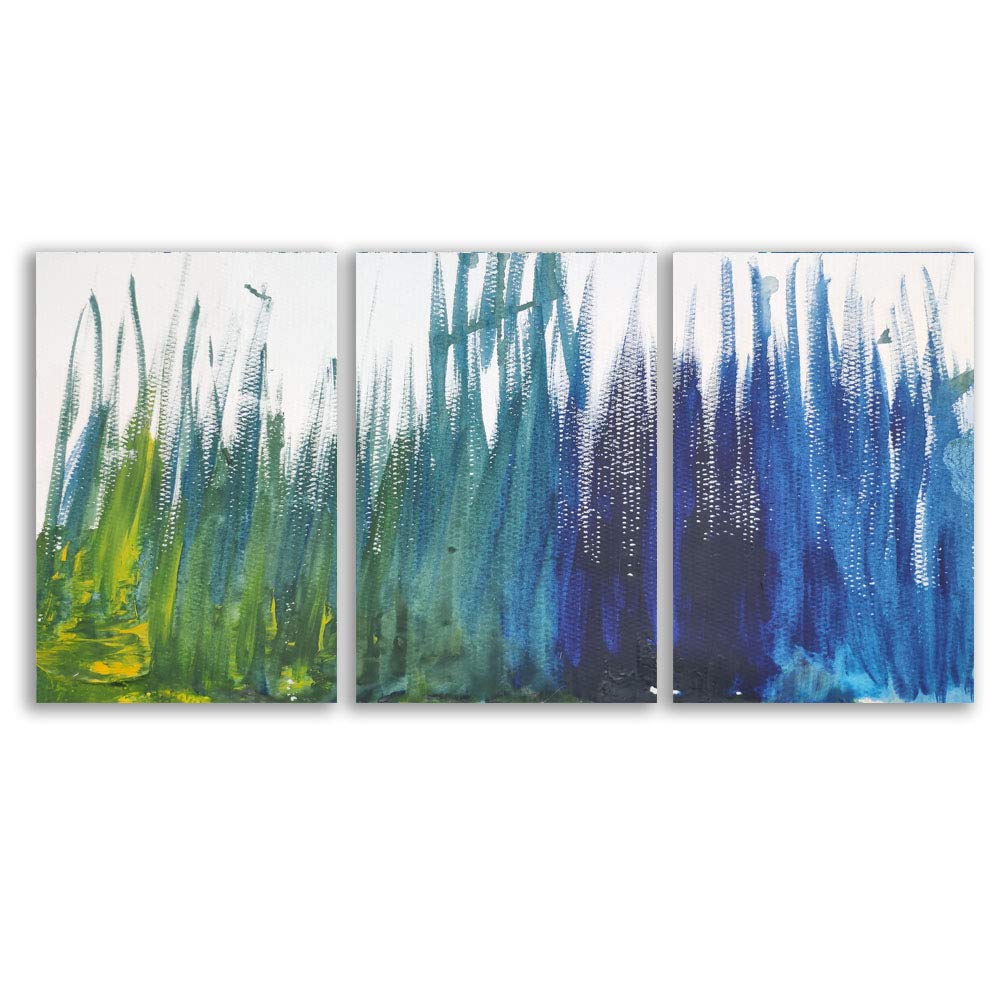 Wall26 3-Panel Canvas Wall Art - Chromatic Giclee Painting for Bedroom & Living Room Decor - 24x36 Inches Each Panel - Modern Home Art for Housewarming & Interior Design