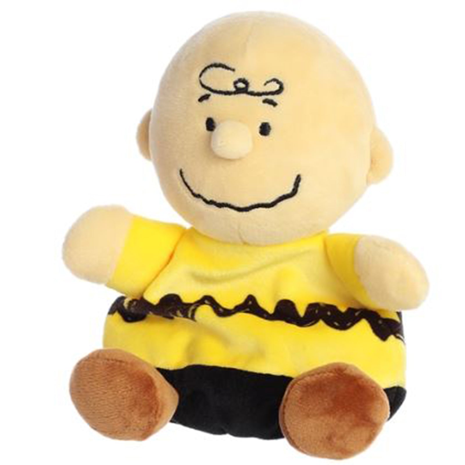 6 Inch Aurora Palm Pals Peanuts Charlie Brown Plush Toy - Perfect for Kids' Bedtime, Collectors' Display & Christmas Gifts