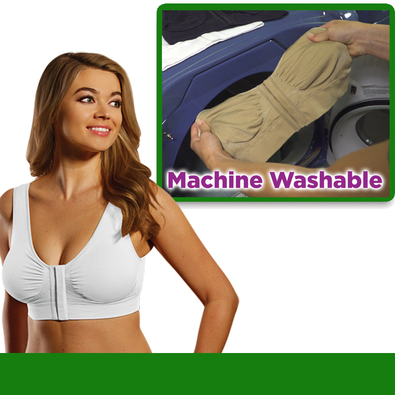 Organic Bamboo Fiber Comfort Bra - Wireless Support for Women - Soft & Breathable Everyday Wear - Perfect for Yoga, Lounge & Sleep