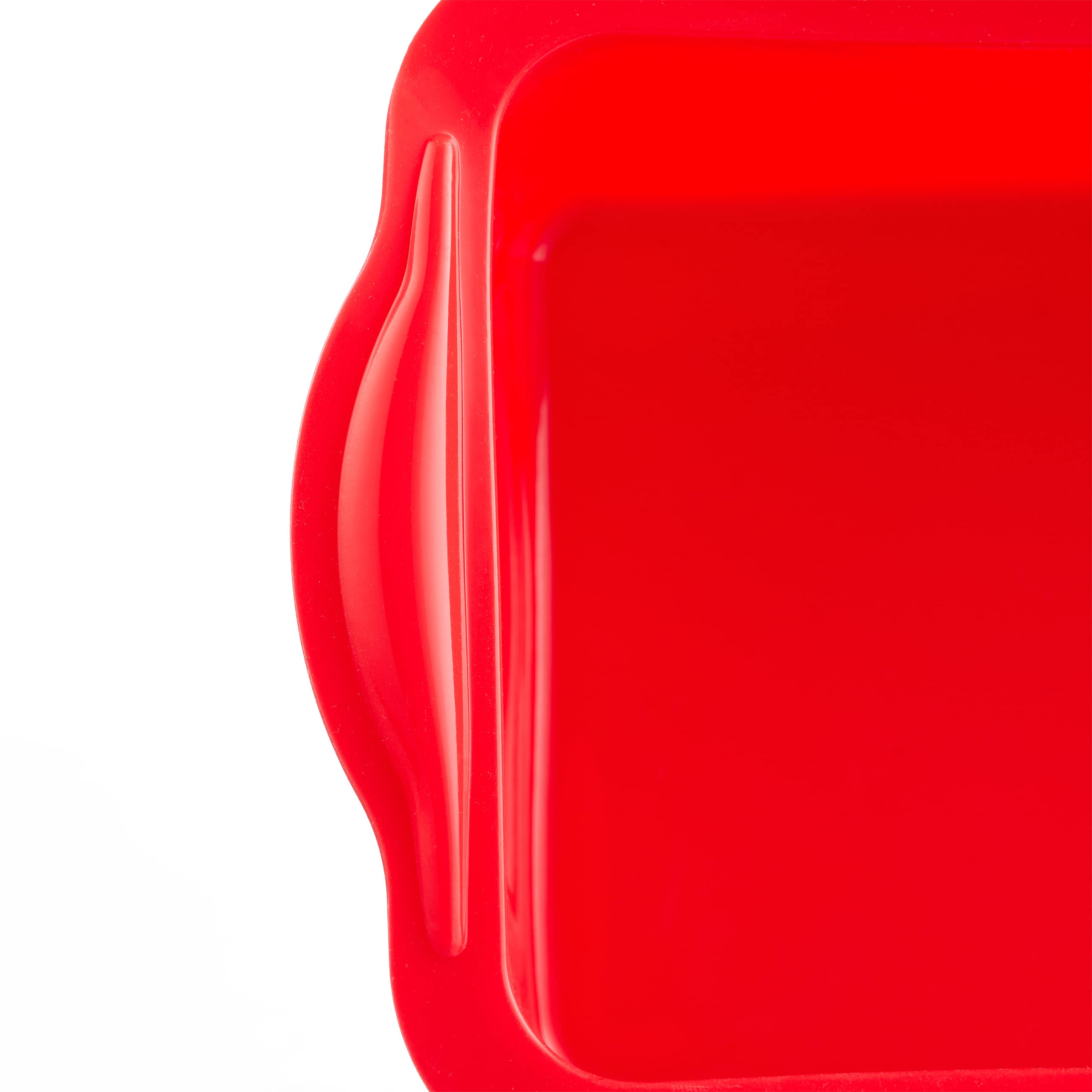 Relaxdays 10027254 Red Silicone Loaf Tin Mold - 28.5cm, Dishwasher & Microwave Safe, Heat-Resistant for Baking Bread, Cakes & Tea - Perfect for Home Baking, Holiday Treats & Gift Giving