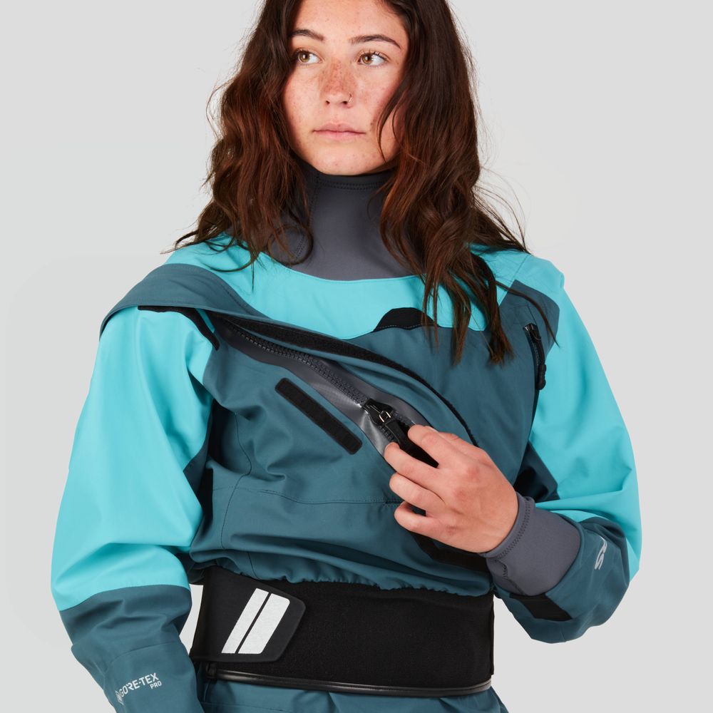Axiom Women's GORE-TEX Pro Dry Suit - Waterproof & Breathable Diving Suit for Scuba, Kayaking, and Cold Water Sports