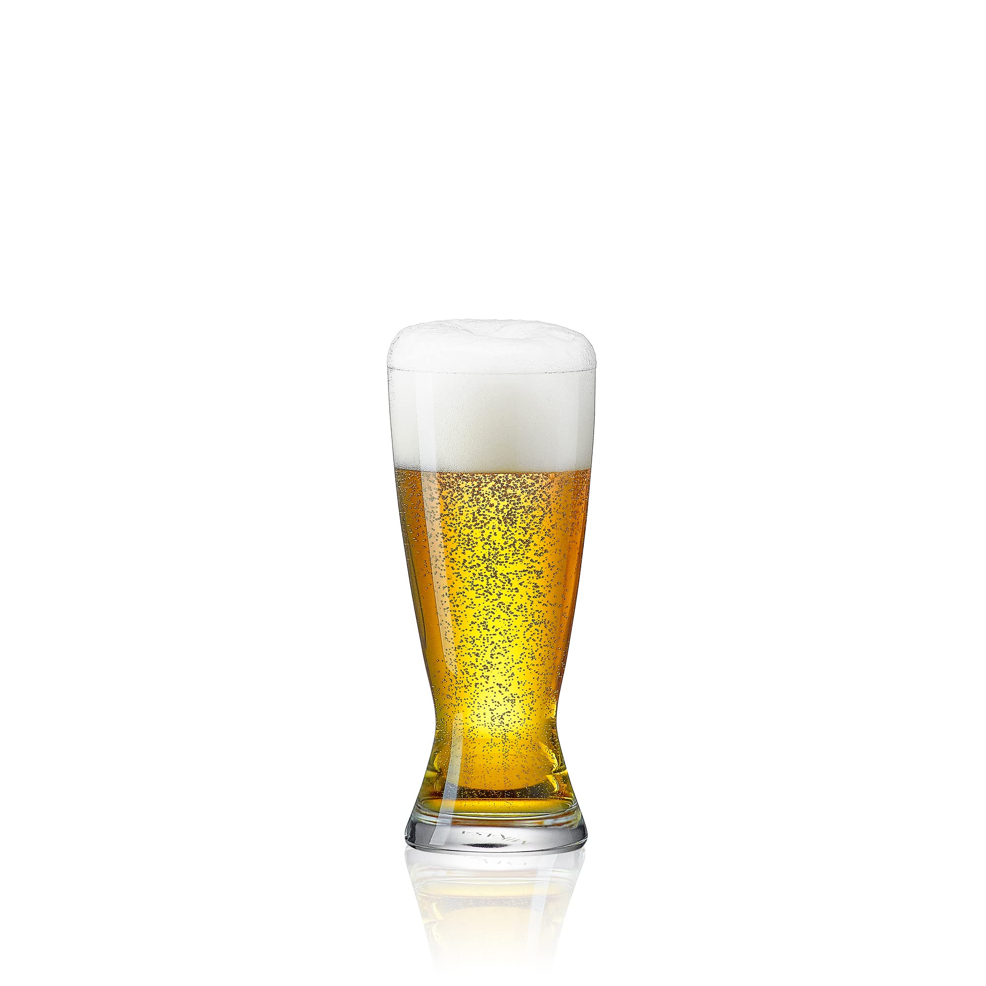 Premium RONA Weizen Beer Glass Set - 500ml Authentic German Wheat Beer Mug for Hefeweizen & Craft Beer - Perfect for Parties, Bars & Home Brewing