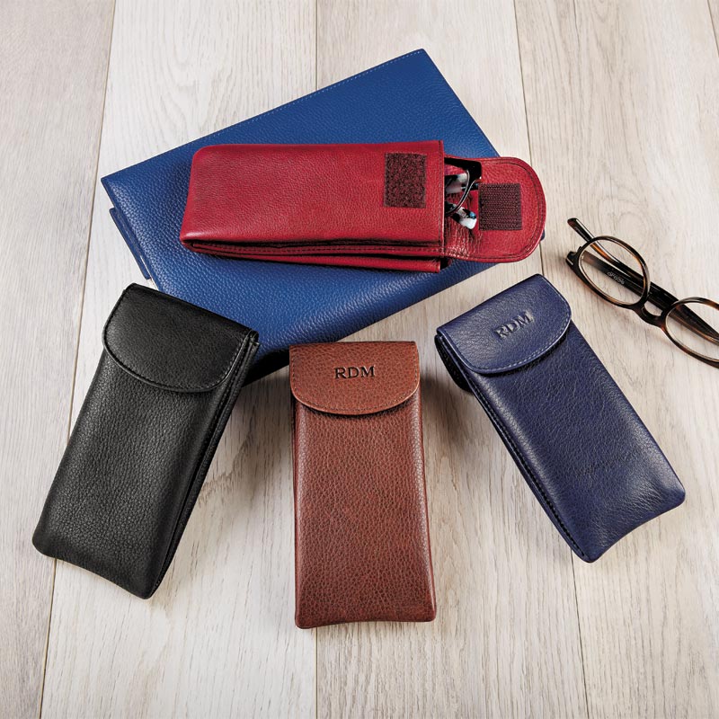 Premium Double Feature Eyeglass Case - Durable Hard Shell Protective Eyewear Holder for Glasses & Sunglasses - Perfect for Travel, Work & Everyday Use