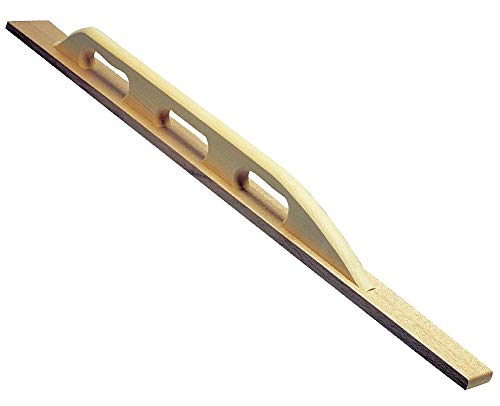 Kraft Tool 45-Inch Mahogany Tapered Hand Darby - CF259 | Perfect for Concrete Finishing & Masonry Work