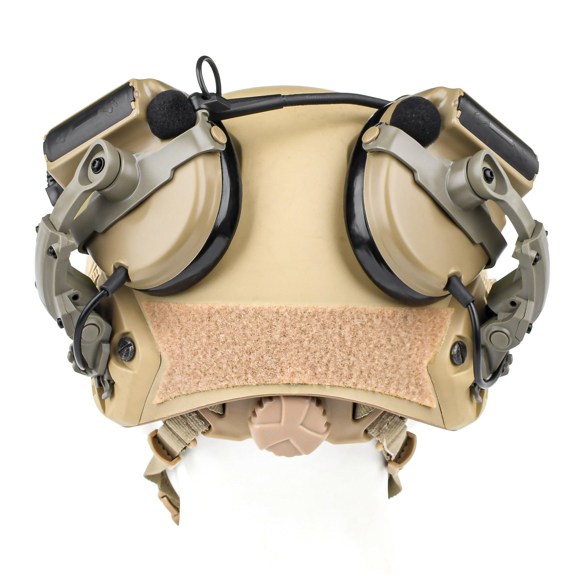 Tactical Headset with Arc Rail Adapter - Noise Cancelling Communication Headset with U94 PTT Kenwood 2 Pin Connector for Military, Airsoft & Outdoor Activities - Compatible with Arc Rail Helmets for Enhanced Team Communication