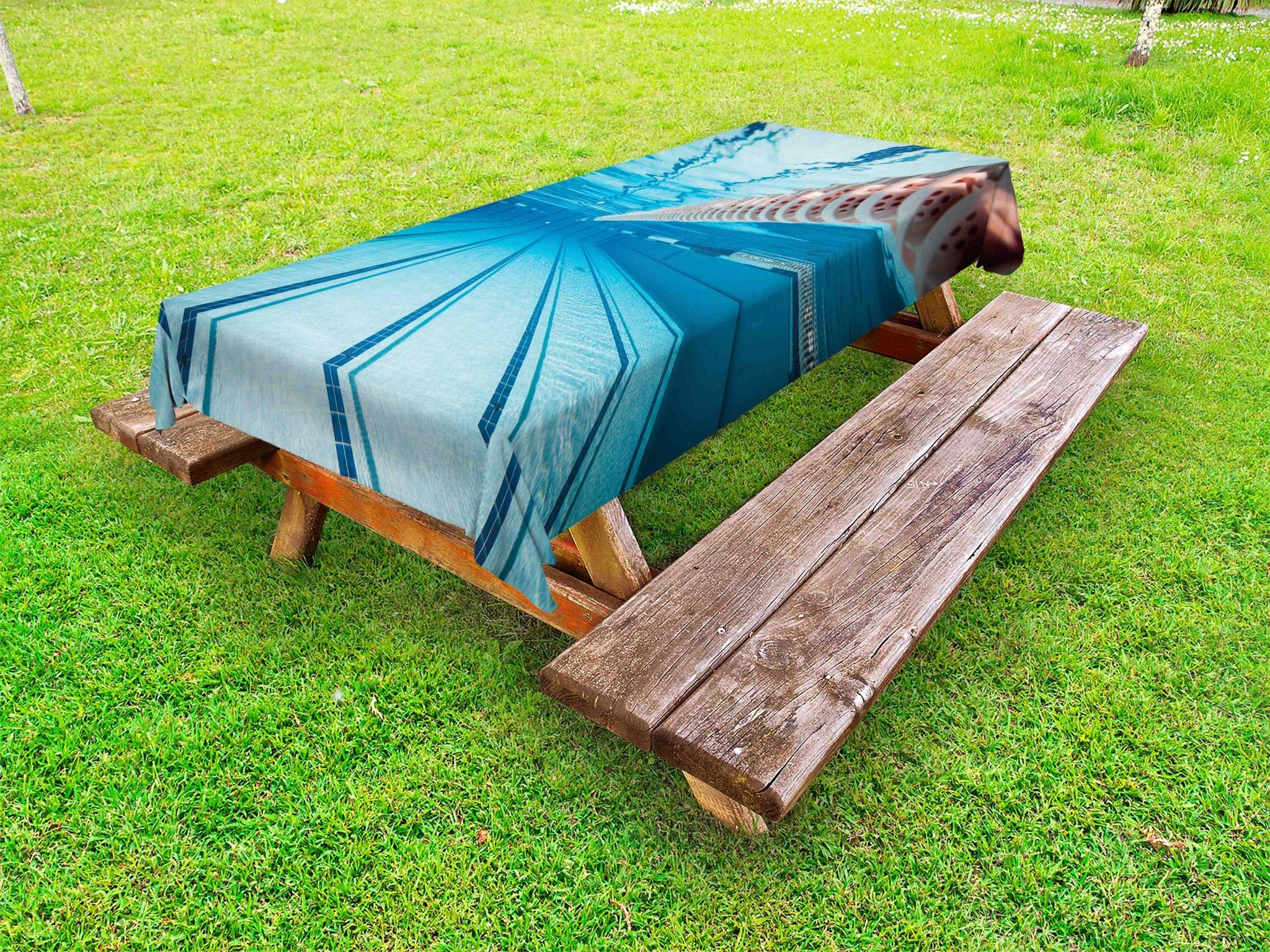 Ambesonne Waterproof Outdoor Tablecloth - 58