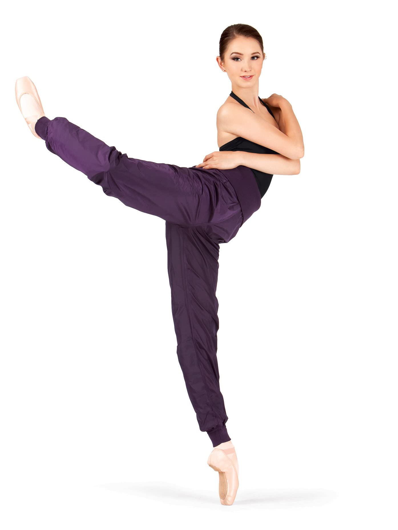 SANSHA High Waist Dance Pants for Adults - Stretchy Yoga Leggings for Ballet, Jazz, Hip Hop & Workout - Comfortable Performance Wear for Dance Classes & Fitness