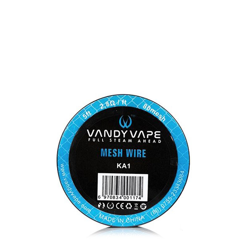 Vandy Vape Mesh Wire Spool - 5ft Premium Vaping Wire for RDA RTA Tanks | DIY E-Cig Coil Building | Perfect for Cloud Chasing & Flavor Enhancement