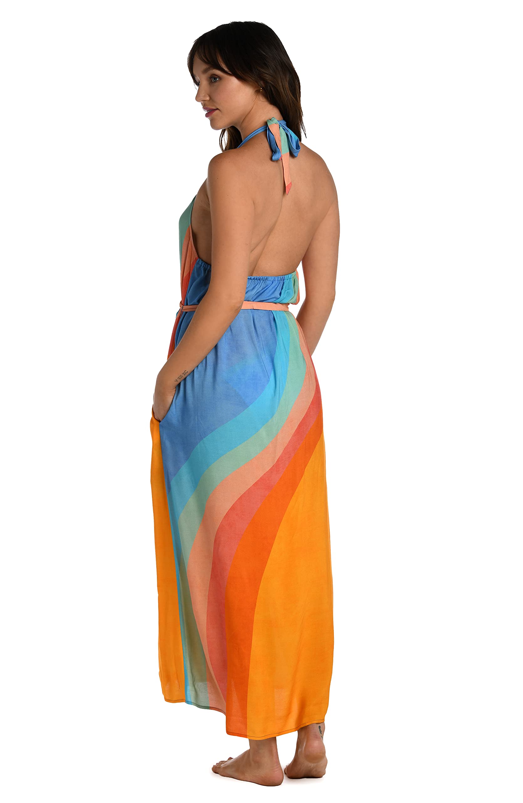 Sunshine 79 Women's Maxi Dress Swimsuit Cover Up - Lightweight Beach Cover Up Dress for Summer Vacation, Pool Party & Resort Wear
