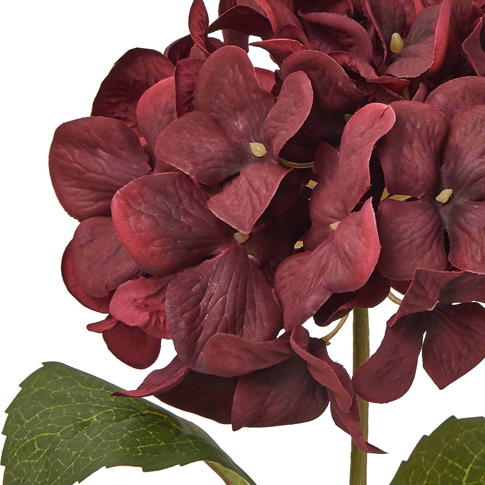 Dark Pink Artificial Hydrangea Flowers - Realistic Silk Floral Arrangement for Home Decor, Wedding Centerpieces, and Party Decorations