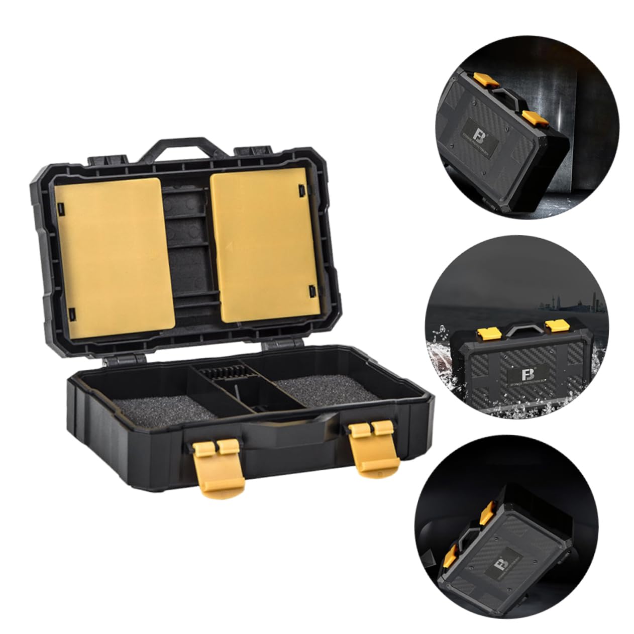 Waterproof Multi-Card Slot Holder Case for Camera Memory Cards & Batteries - Portable Storage Organizer for Travel & Outdoor Photography