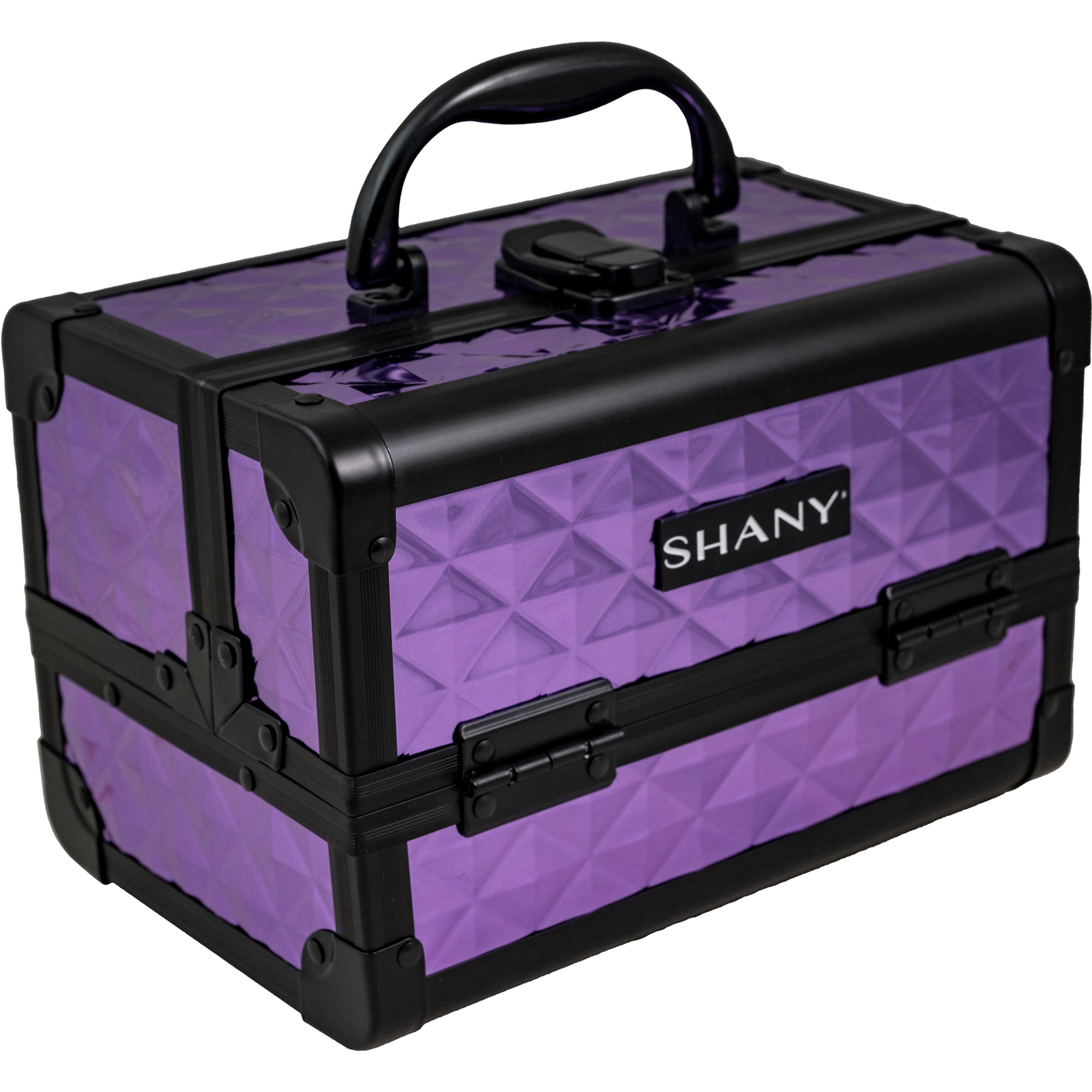 Professional Makeup Train Case with Mirror - Portable Cosmetic Organizer for Makeup Artists & Travel - Perfect for Salon, Home, and On-the-Go Beauty Needs
