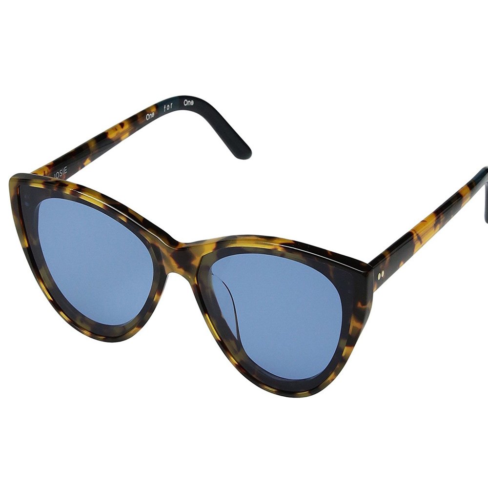 TOMS Women's Josie Cat Eye Sunglasses - UV Protection, Polarized Lenses, Stylish Retro Design for Outdoor, Beach & Driving