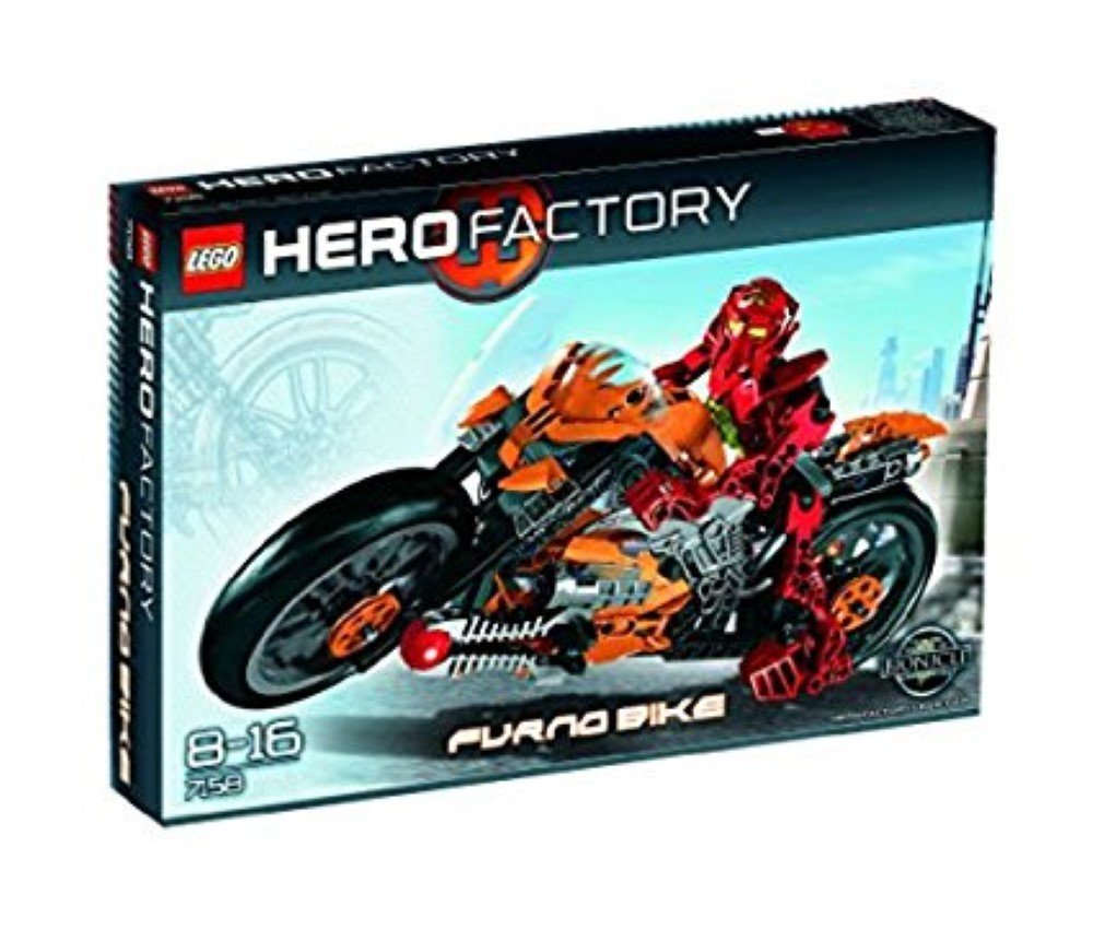 LEGO Hero Factory 7158 Furno Bike Set | Bionicle Makers | 2010 Edition | Ready to Ship | Action Figure Building Kit for Kids & Collectors | Perfect for Playtime, Display & Gift Giving