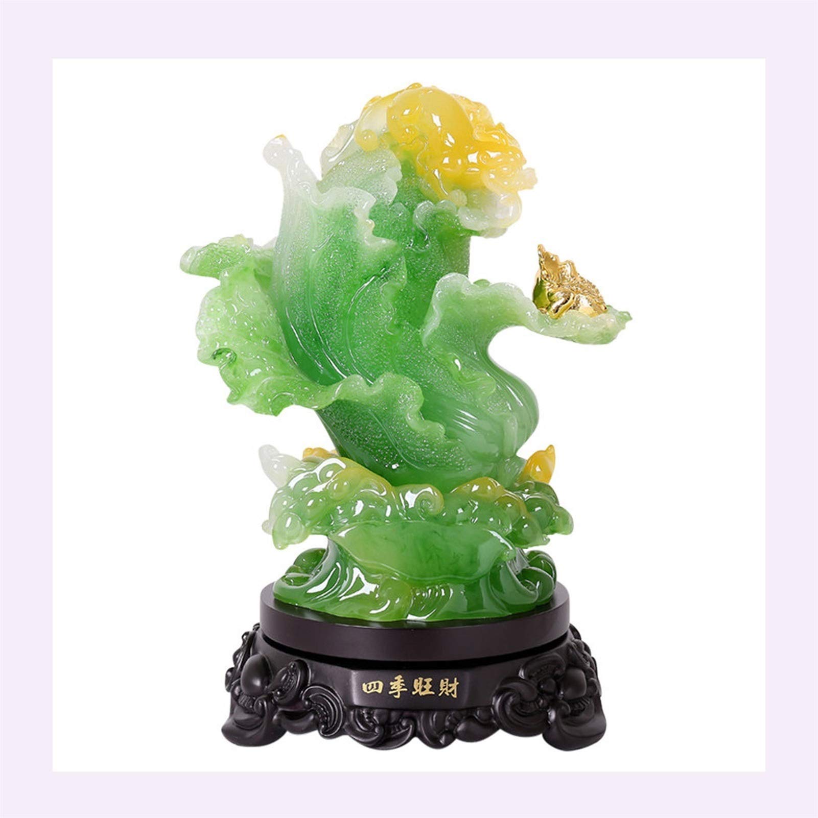Creative Resin Cabbage Desktop Ornament - Minimalist Home & Office Decor, Unique Bookshelf Decoration, Perfect Gift for Housewarming & Congratulations - Ideal for Desk, Shelf, and Workspace Styling