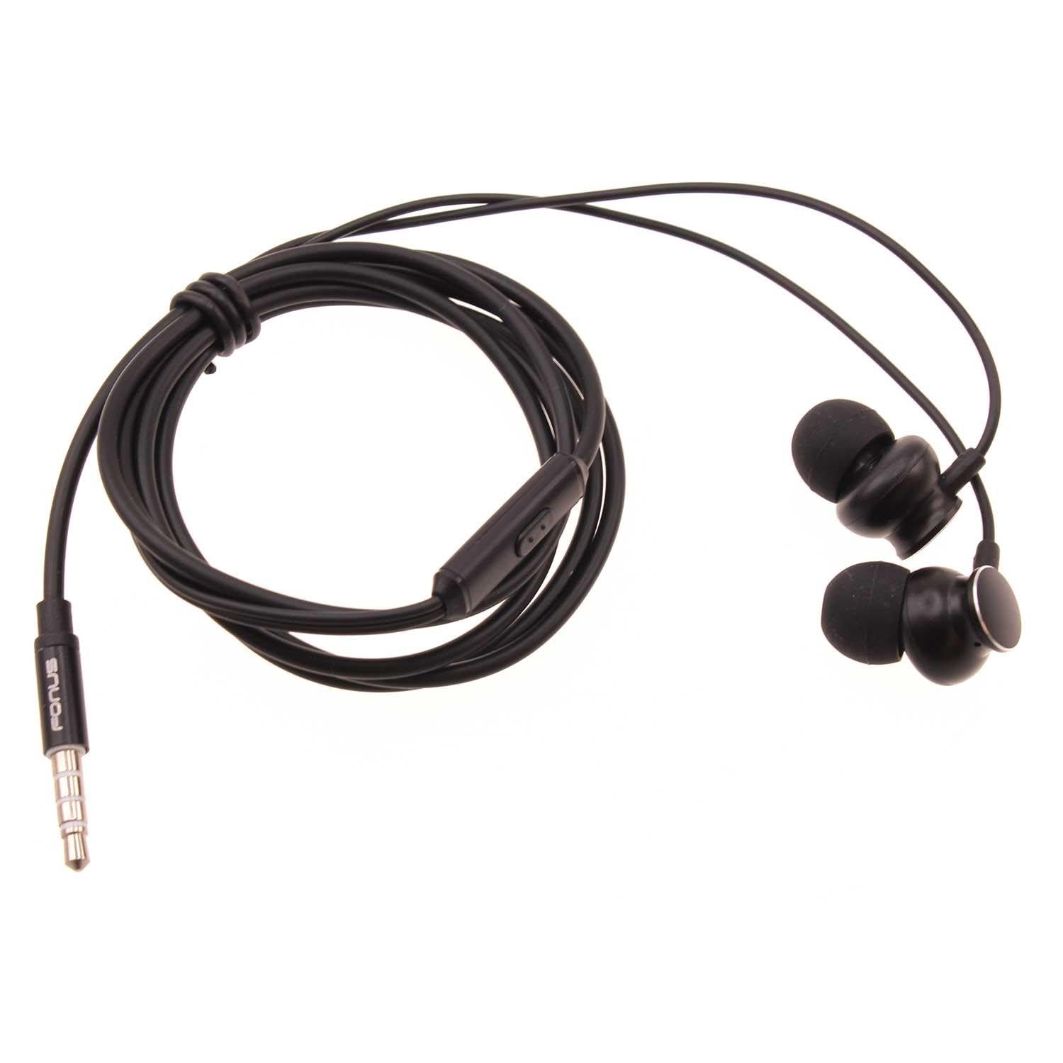 Hi-Fi Wired Earphones with Noise Cancelling Mic - Compatible with Boost Mobile Summit Flip & Cricket Debut Flex Flip - Metal In-Ear Headphones for Workouts, Commuting & Gaming
