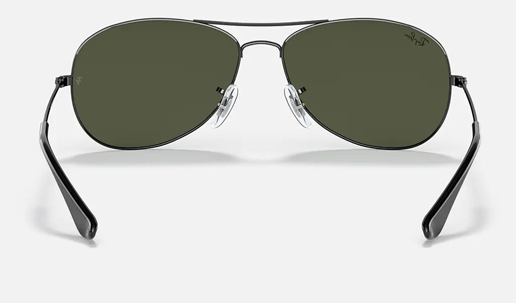 Ray Ban COCKPIT RB3362 004 56mm Gunmetal/Gray Green Polarized Sunglasses for Men - Classic Aviator Style for Driving, Travel & Outdoor Activities