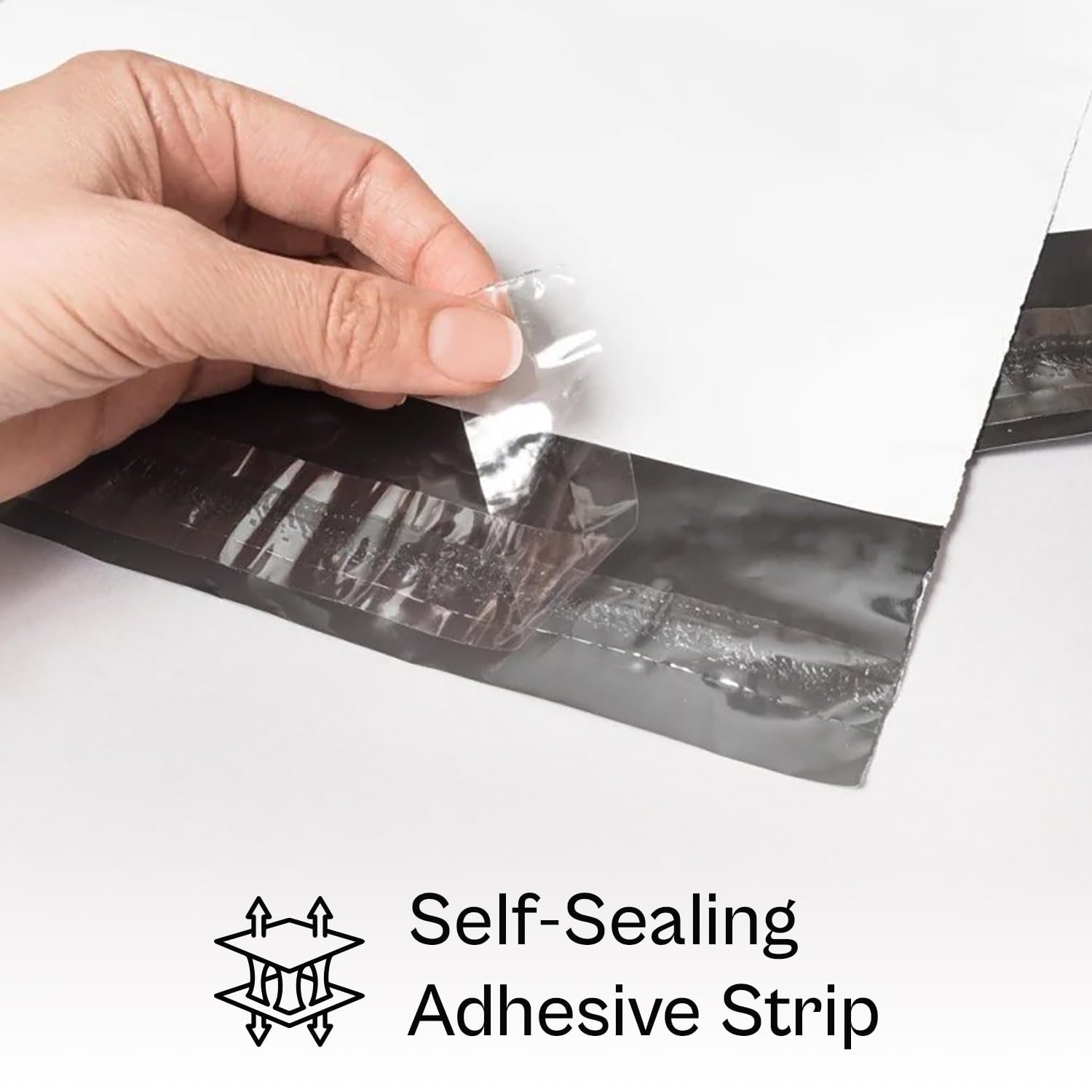 PSBM Black Poly Mailers 12x15.5 Inch - 1000 Pack Self-Sealing Shipping Envelopes for Ecommerce | Waterproof Mailing Bags for Clothing, Jewelry & Small Business Packages