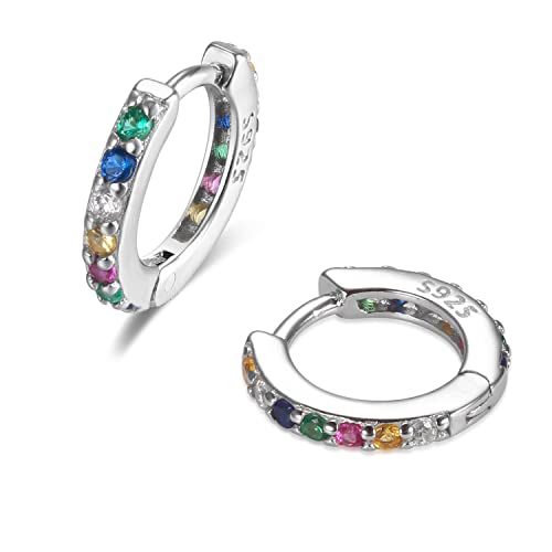 01 Rainbow CZ - silver