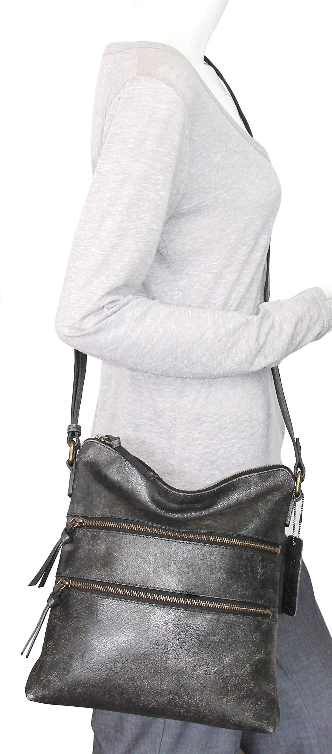 Zuri Genuine Leather Crossbody Bag for Women - Stylish & Durable Shoulder Purse - Perfect for Work, Travel & Everyday Use