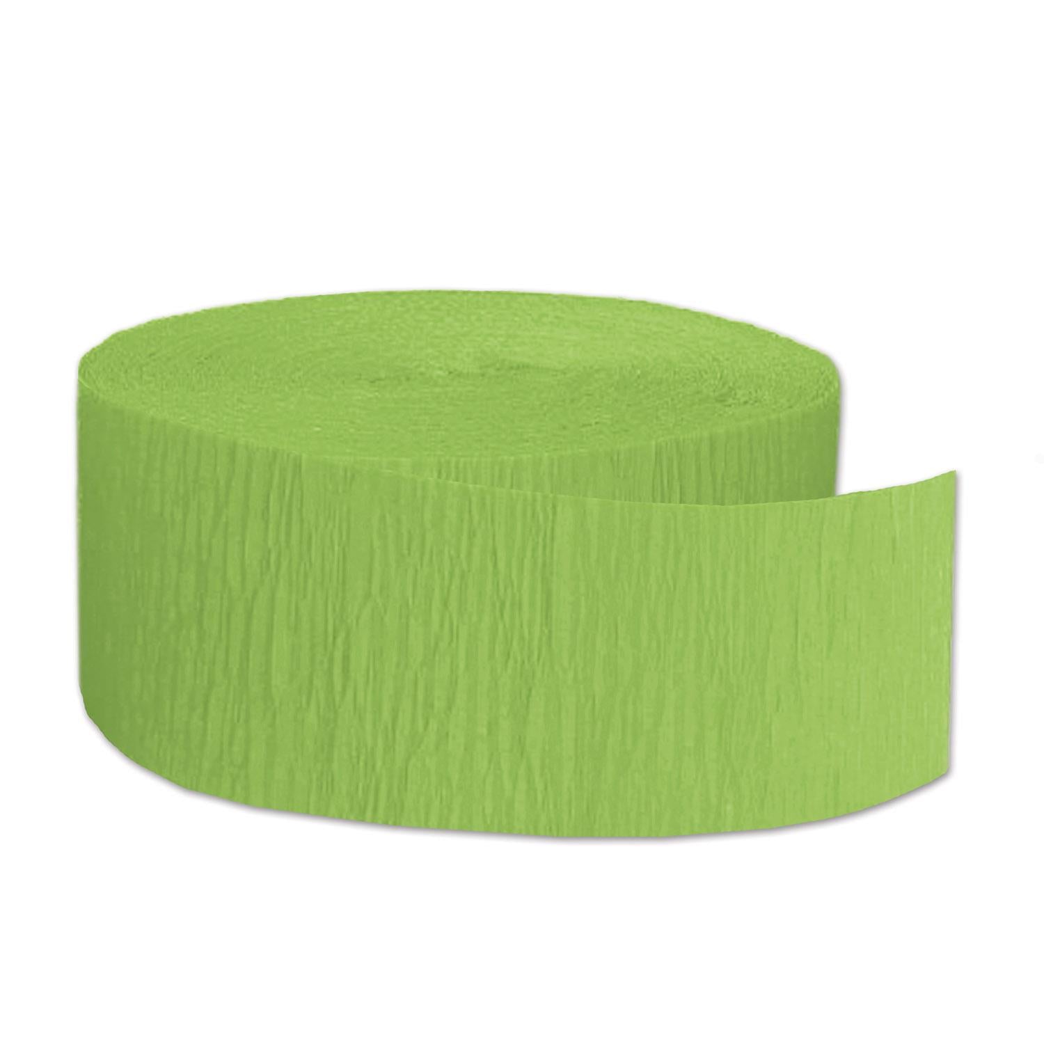 12 Pack Beistle FR Party Festive Crepe Streamers - Light Green | Bulk Decorative Streamers for Birthday Parties, Baby Showers & Holiday Celebrations