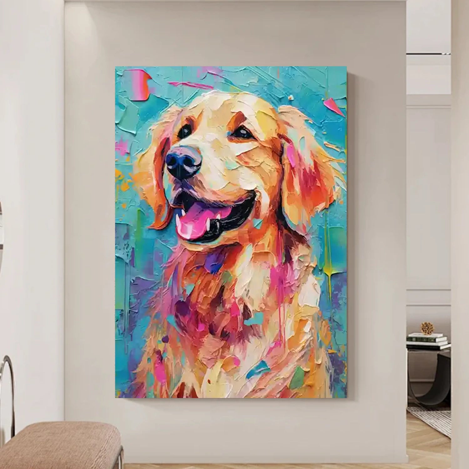 Animal Art Painting #AP147 - Handmade Wildlife Canvas Art for Home & Office Decor | Perfect for Living Room, Bedroom, or Gift