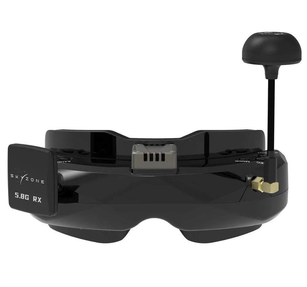 SKYZONE SKY02O FPV Goggles - 640x400 OLED Display, 5.8Ghz SteadyView Diversity Receiver with Built-in Head Tracker & DVR, HDMI AV IN/OUT for RC Racing Drones - Perfect for FPV Flying, Drone Racing, and Aerial Photography