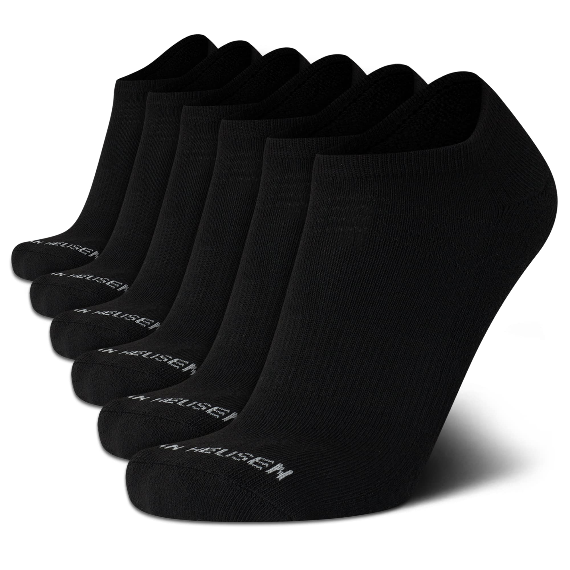 Van Heusen Men's Athletic Cushion Low Cut Ankle Socks - 6 Pack Breathable Moisture-Wicking Workout Socks for Running, Gym & Everyday Wear