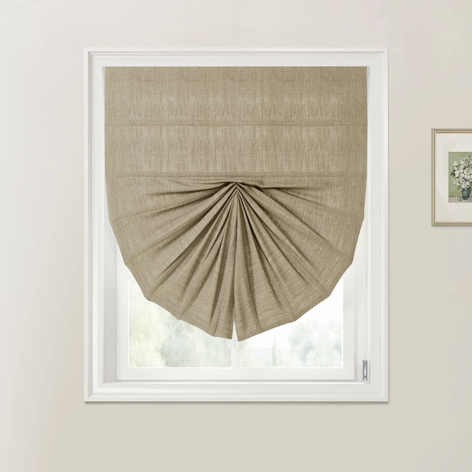 Custom Roman Shades with Cord Lift - Blackout Window Blinds for Bedroom & Living Room - Elegant Home Decor & Light Control Solution