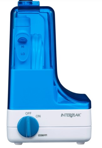 Conair Interplak Compact Dental Water Jet System WJ3CSRC - Portable Water Flosser for Teeth Cleaning, Braces & Gum Care - Perfect for Travel & Home Use