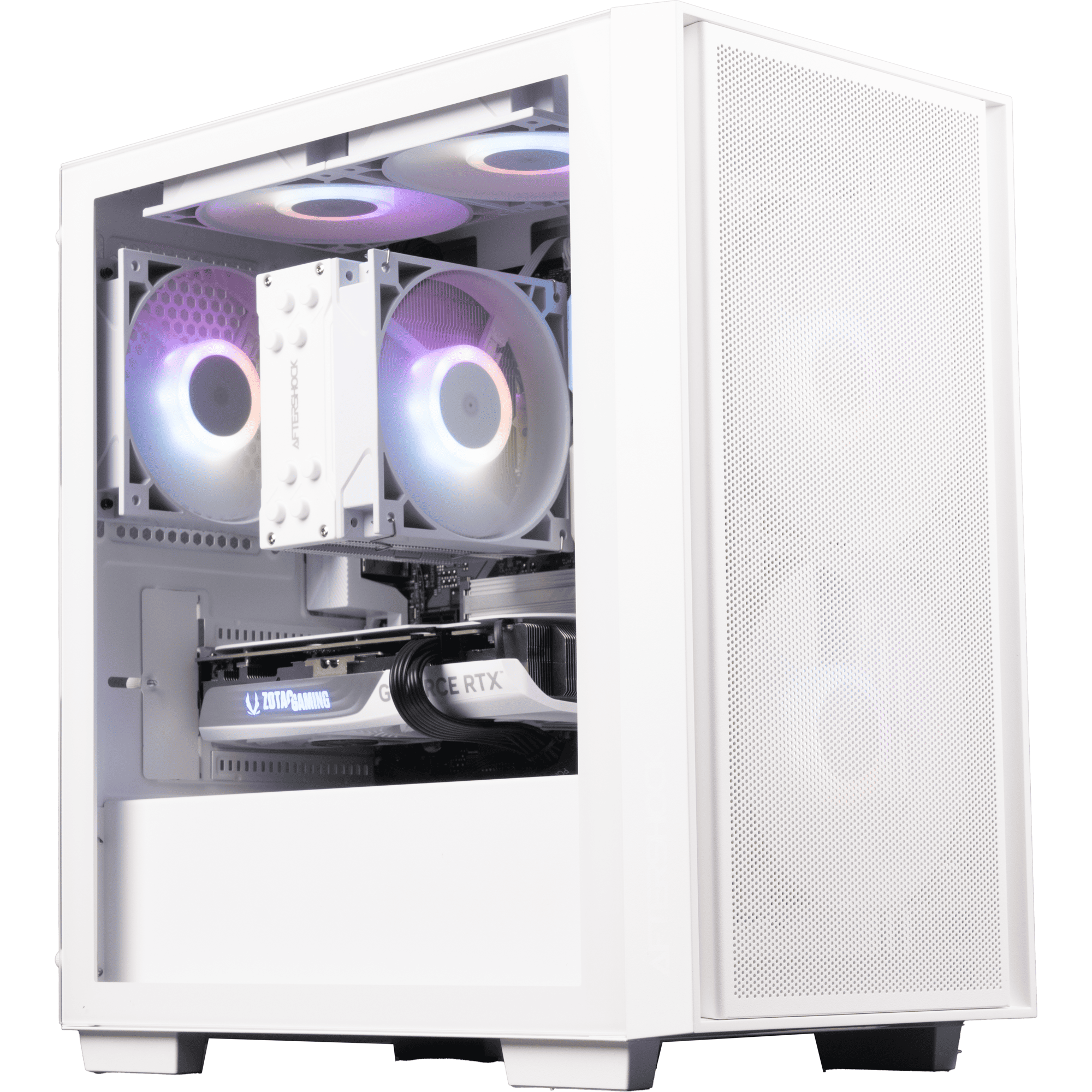 Aftershock Cloud Desktop Gaming PC - AMD Ryzen 5 7400F Processor & NVIDIA RTX 4060 Graphics - High Performance Gaming Computer for Esports, Streaming & VR Gaming