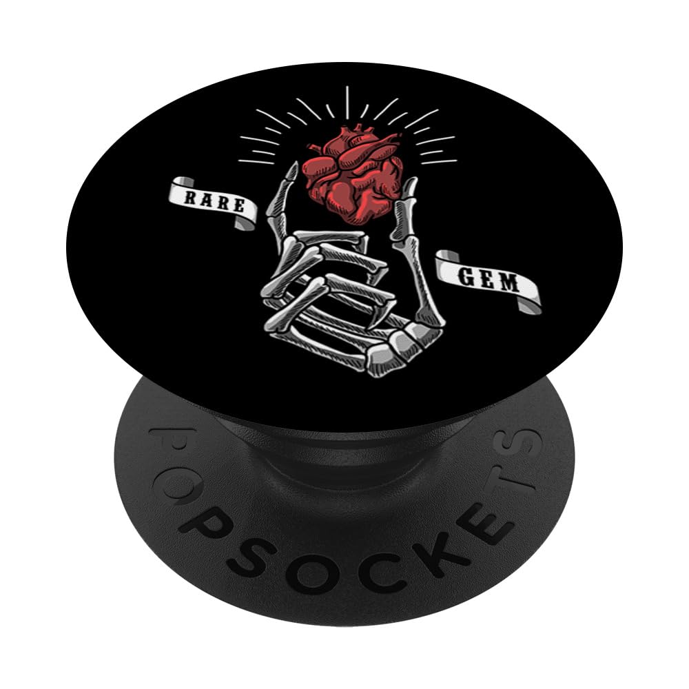 Minimalist Skeleton Art Motivational PopSockets Swappable PopGrip - Unique Gift for Art Lovers | Perfect for Phones, Tablets & Daily Inspiration