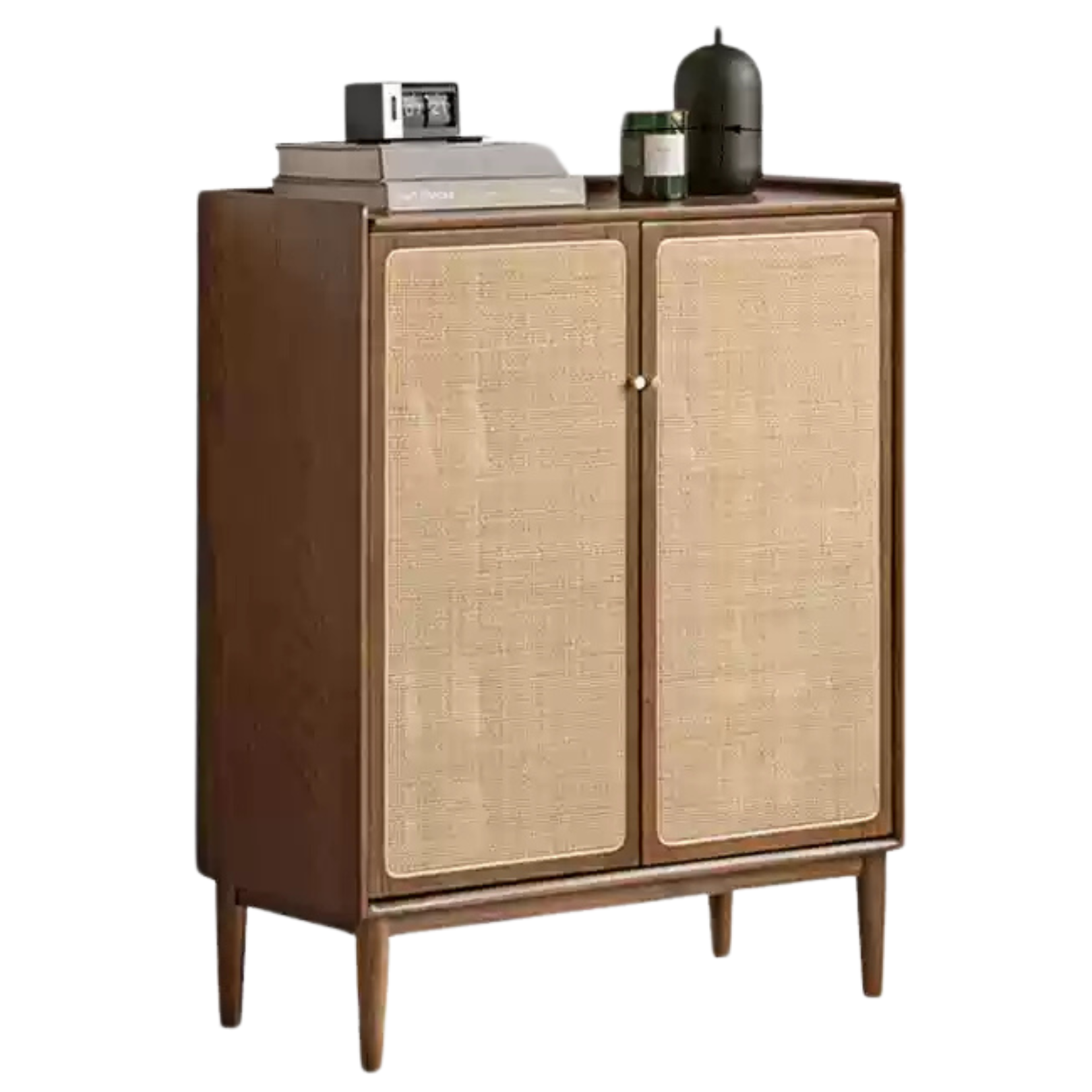 31.5x13.8x39.4 inch/ 80x35x100cm / walnut color/ Oak solid wood  wide shoe cabinet