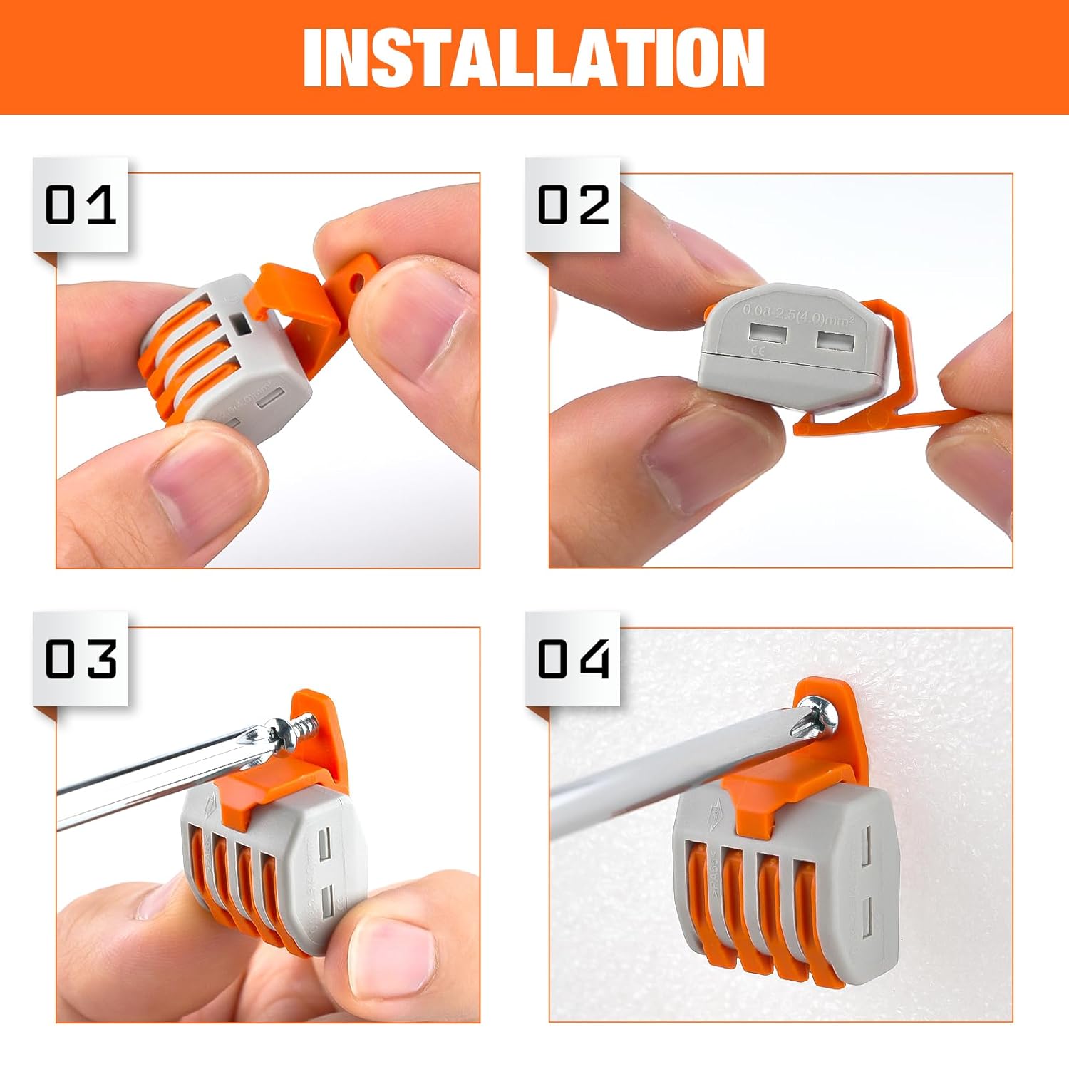 115Pcs Lever Wire Connectors Kit - Electrical Wiring Connectors for Secure and Fast Connections - Perfect for Home, Office, and DIY Electrical Projects