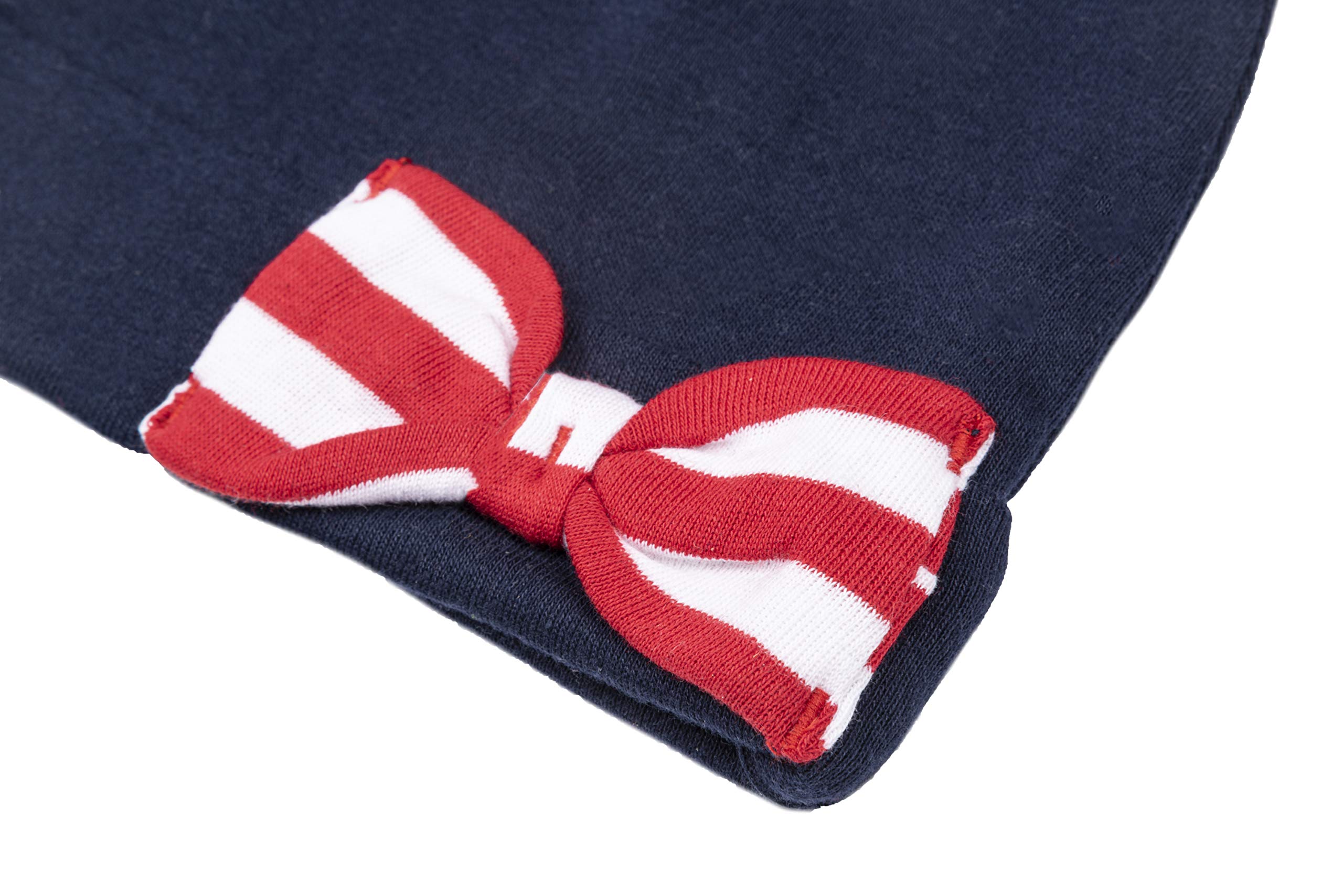Adorable Newborn Baby Hats with Bow - Soft & Warm Winter Infant Hats for Boys & Girls | Perfect for Photography, Christening & Outdoor Protection