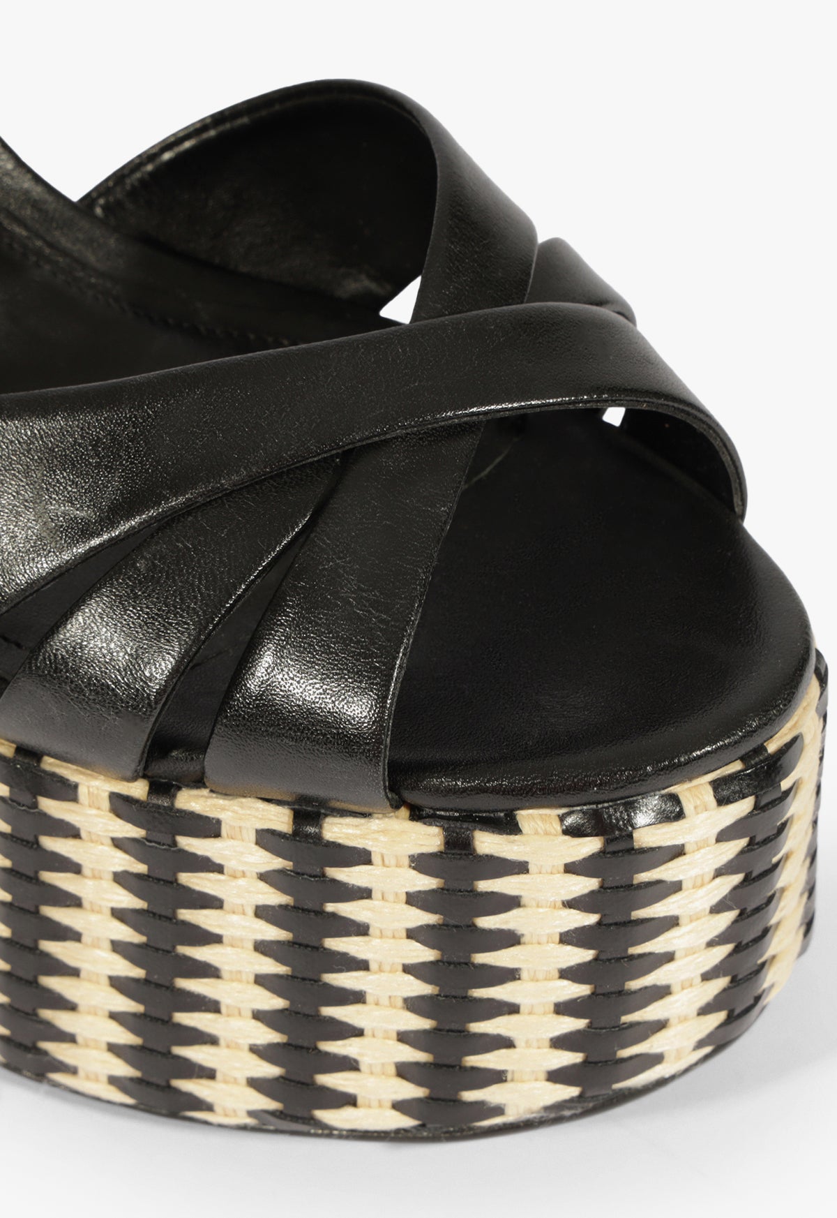 Keefa Platform Atanado Leather Sandal with 2.5 Inch Heel - Women's Comfortable High Heel Sandals for Summer, Beach, Party & Casual Wear (Style S2210200200003)