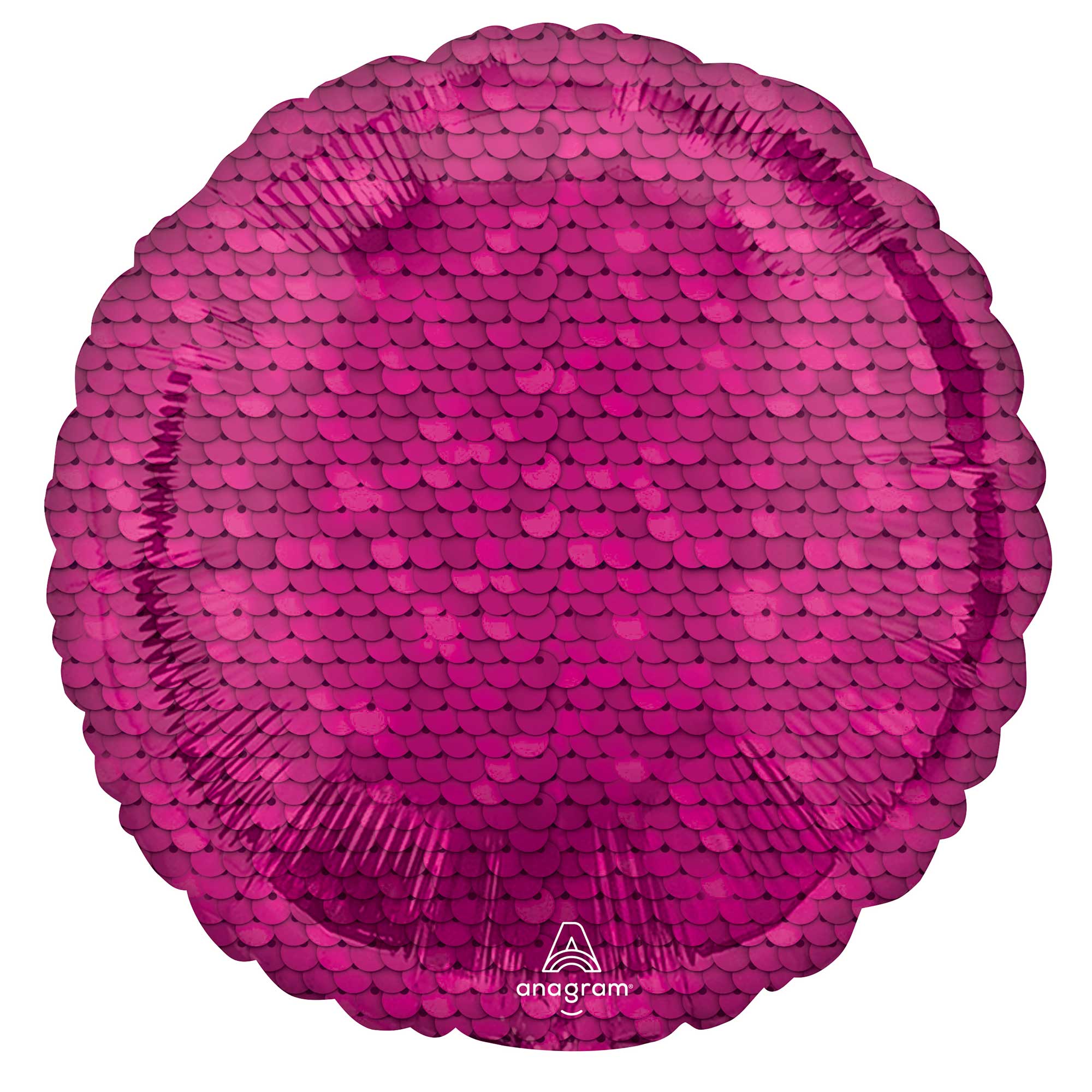 45cm Standard HX Bright Pink Sequins Balloons - Party Decorations for Birthdays, Weddings & Celebrations