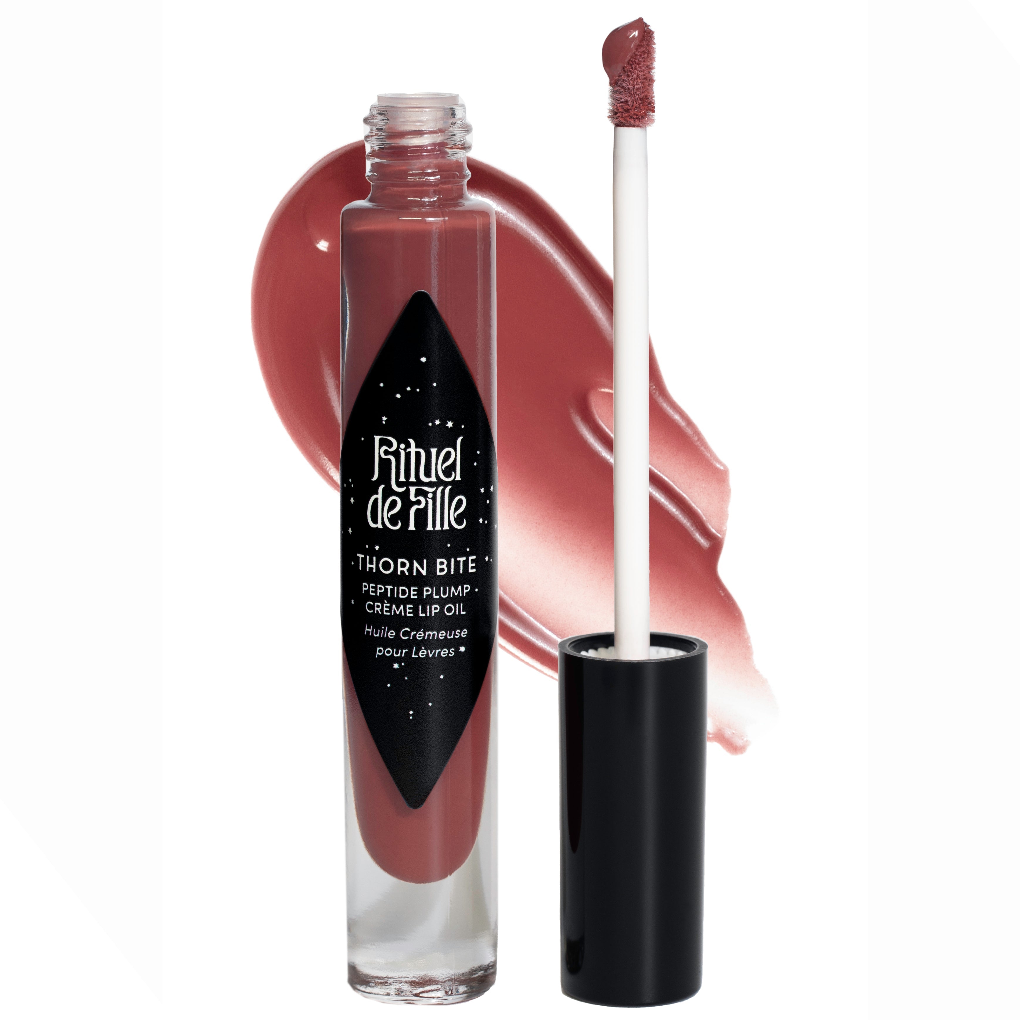Thorn Bite Peptide Plumping Lip Oil - Hydrating & Volumizing Lip Treatment for Dry Lips | Perfect for Daily Moisture & Nighttime Lip Care